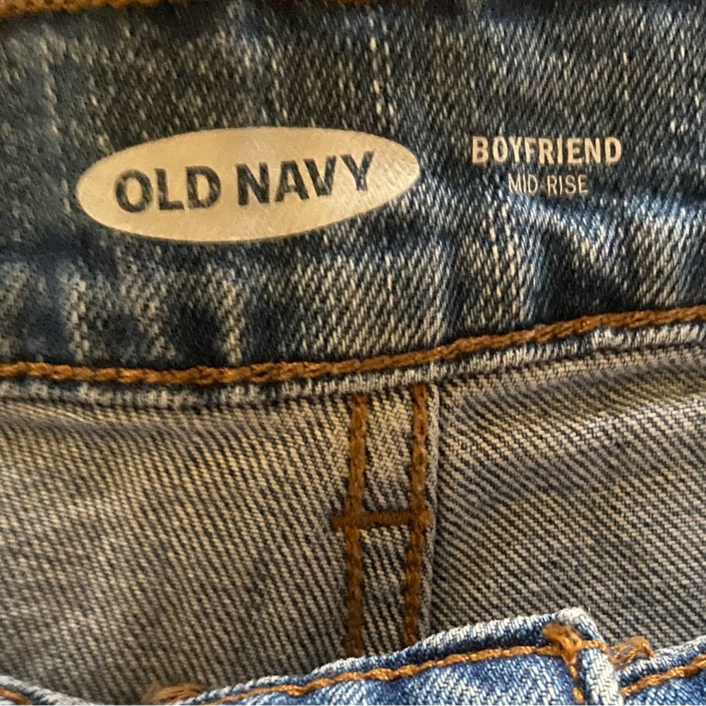 Old Navy Men's Blue Boyfriend Jean shorts